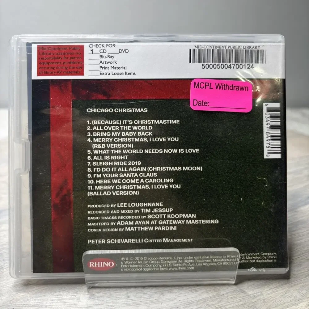 Chicago – Chicago Christmas (CD, 2019, Rhino) READ - Picture 2 of 5